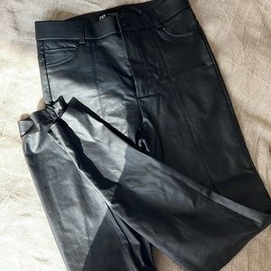 Zara leather pants